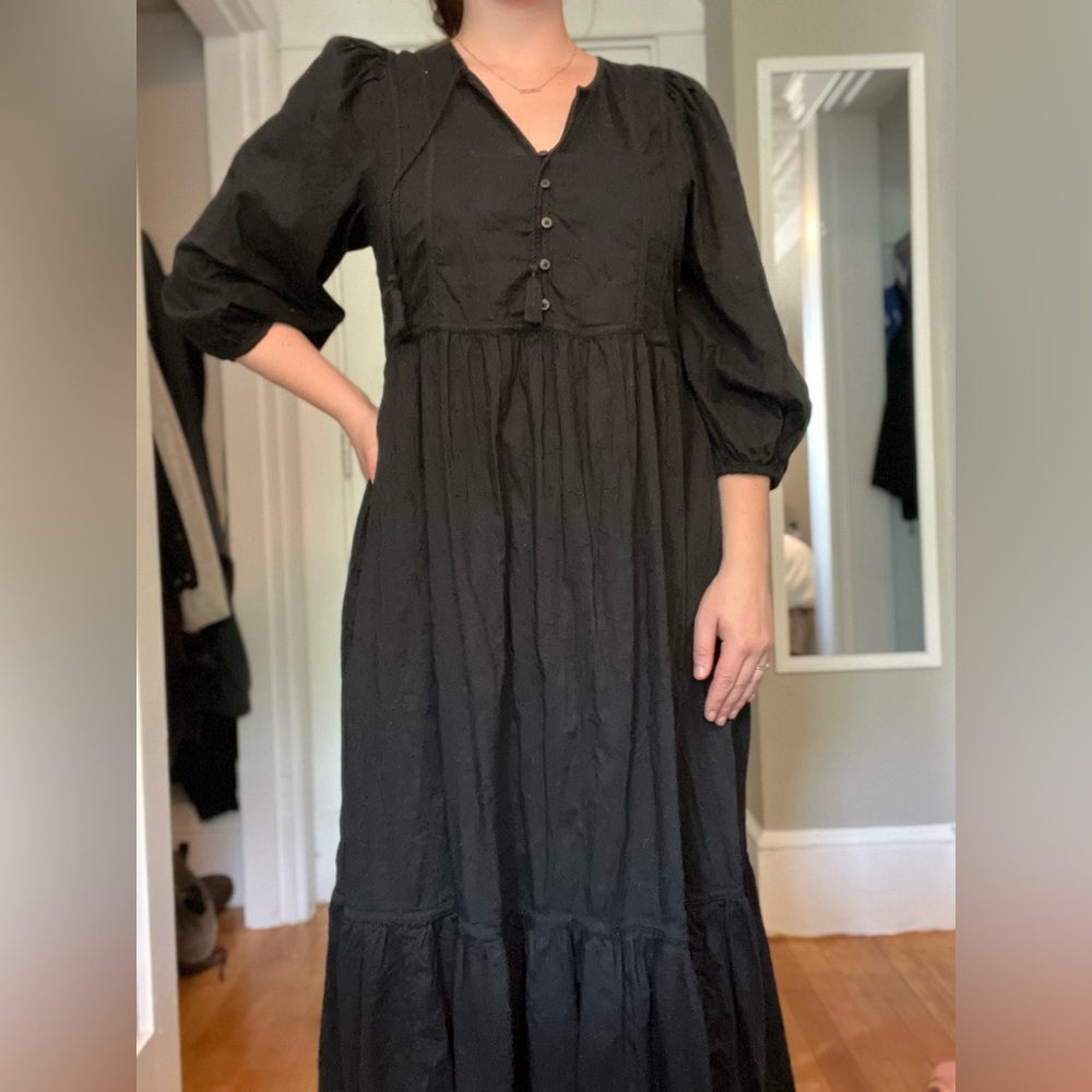 OLD NAVY maxi black dress